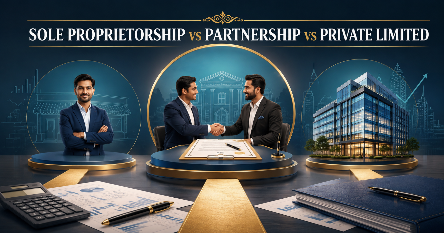 Should You Start Your Business as a Sole Proprietorship, Registered Partnership Firm or Private Limited Company